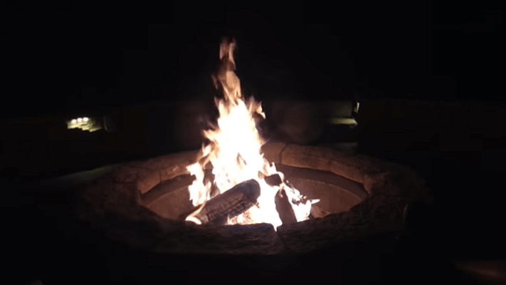 fire pit smoke