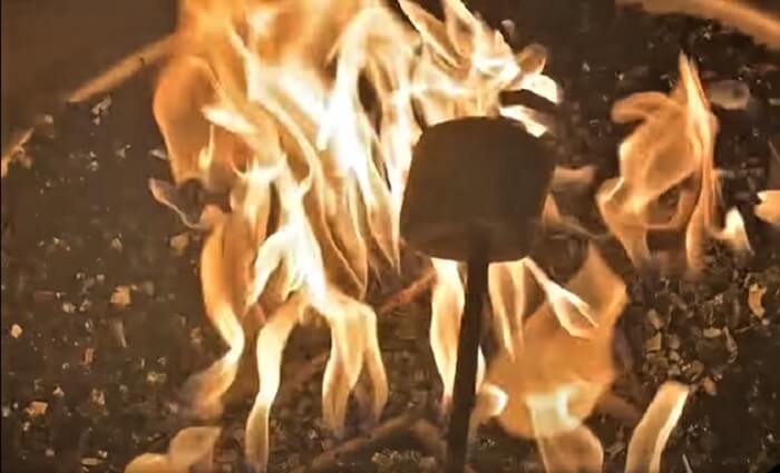 is it safe to make s'mores on a propane fire pit