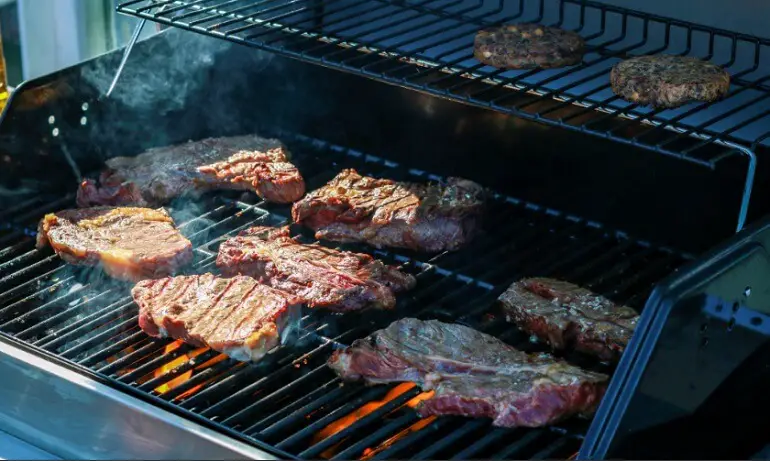 is it safe to use a gas grill indoors