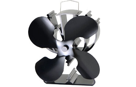 VODA 4-Blade Heat Powered Stove Fan