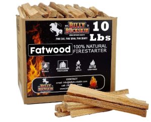 Billy Buckskin 10 lbs. Fatwood Fire Starter Sticks Camping Essentials