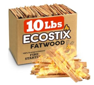 EasyGoProducts Approx. 120 Eco-Stix Fatwood Fire Starter