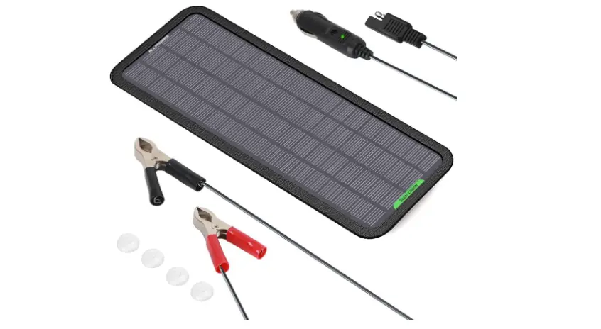 ALLPOWERS 18V 12V 5W Portable Solar Panel Car Boat Power Solar Panel Battery Charger Maintainer