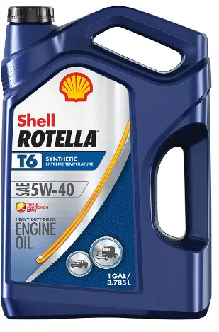 Shell Rotella T6 Full Synthetic 5W-40 Diesel Engine Oil