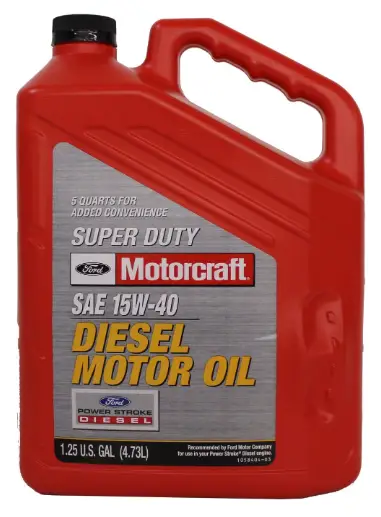 Ford Genuine XO-15W40-5QSD SAE 15W-40 Super Duty Diesel Motor Oil