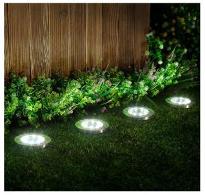 SOLPEX 12 Pack Solar Ground Lights Outdoor