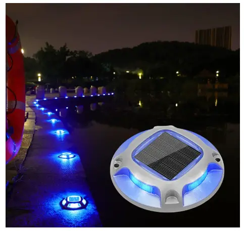 VOLISUN Solar Dock Marine Lights 12 Pack