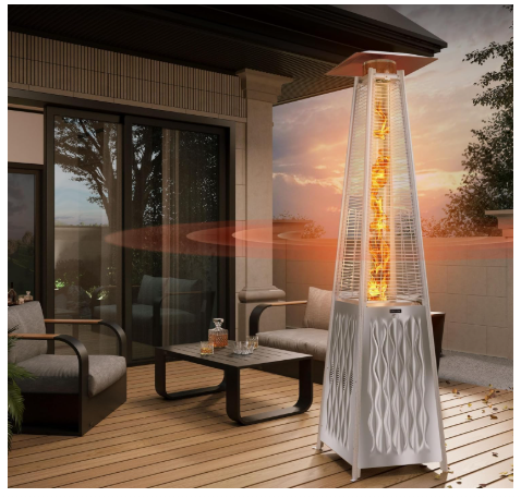 EAST OAK 48,000 BTU Pyramid Patio Heater