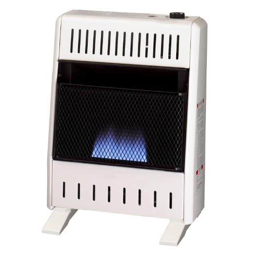 ProCom ML100TBA-B Ventless Propane Gas Blue Flame Space Heater with Thermostat