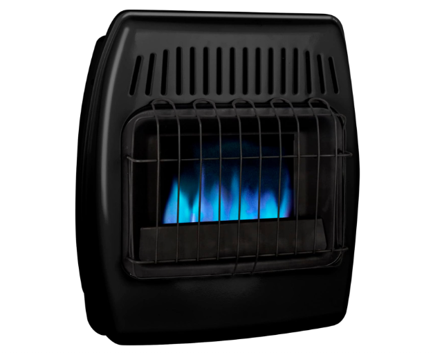 Dyna-Glo IBF10PMDG-4 10,000 BTU Liquid Propane Blue Flame Ice House Vent Free Wall Heater
