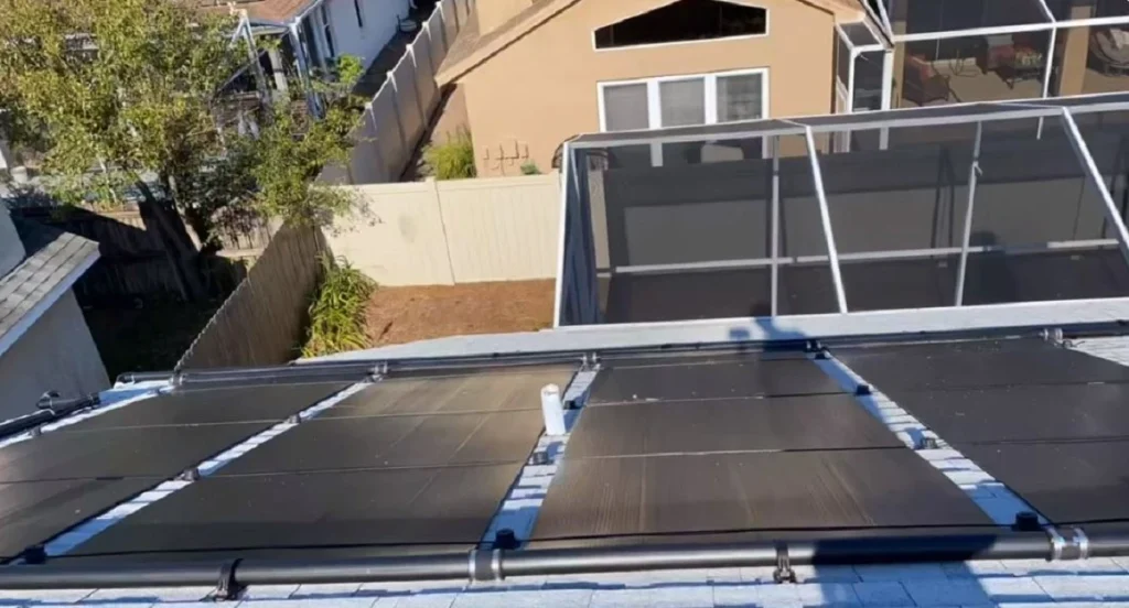 can you heat a pool with solar panels