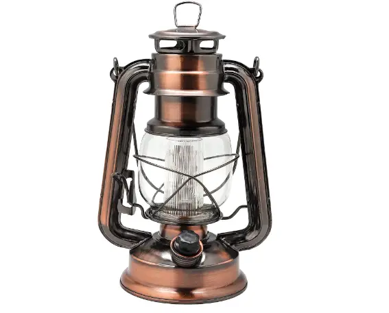 YAKii LED Vintage Lantern Metal Hanging Hurricane Lantern