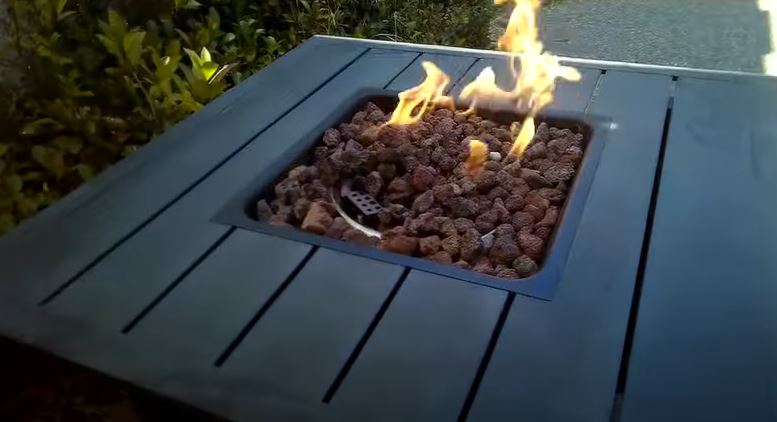 outdoor natural gas fire pit won't light