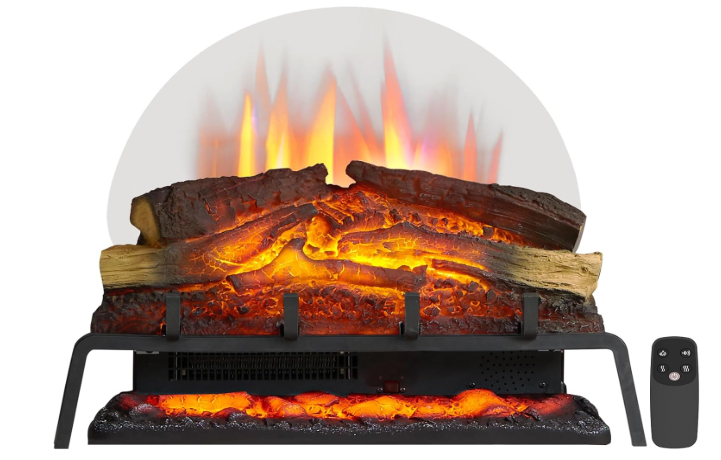 LegendFlame Free Standing Electric Fireplace Log Set