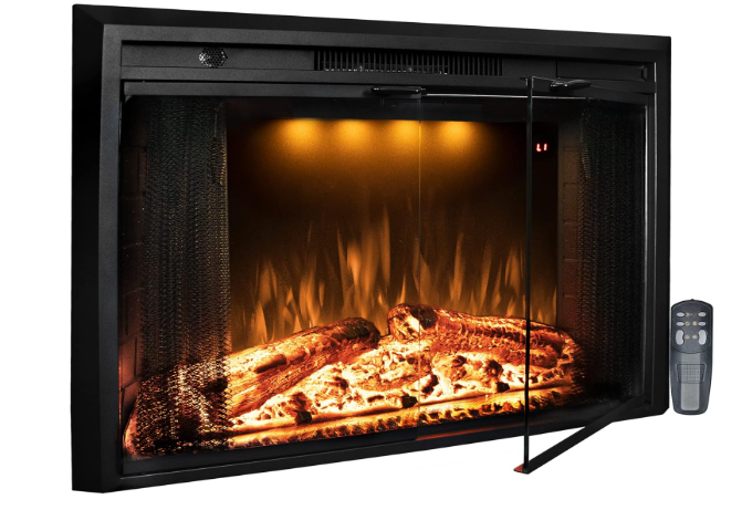 Benrocks 36” Electric Fireplace Inserts